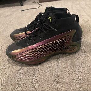 adidas Kids Sneakers - Black and Iridescent- Anthony Edwards basketball